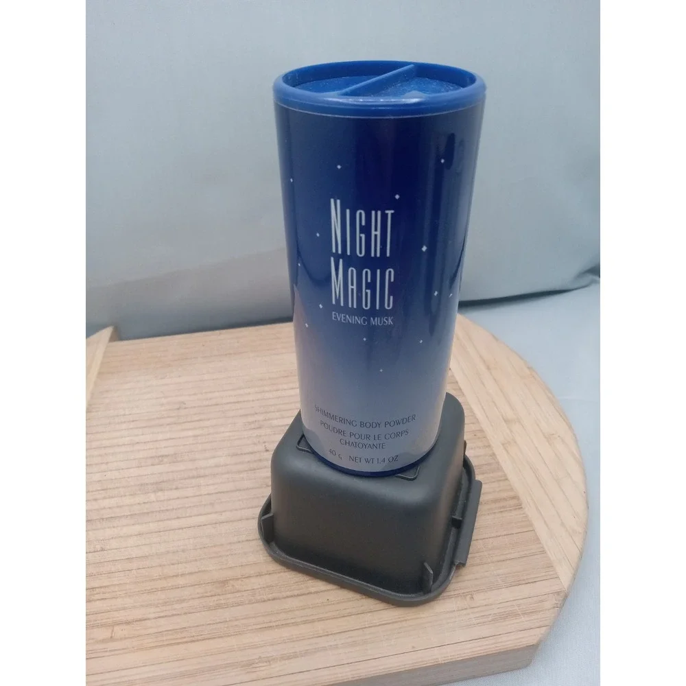 Night‎ Magic Evening Musk Shimmering Body Powder  1.4 Oz. New